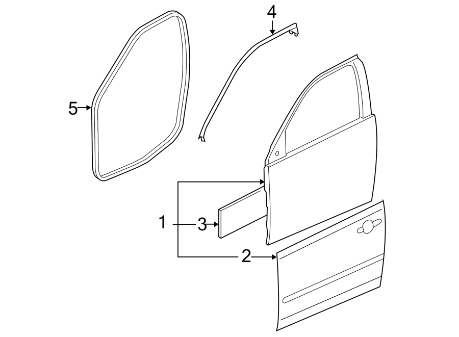 Chevrolet Malibu Door Outer Panel Gm Parts Wholesale