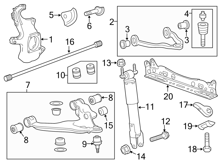 2003 Silverado Front Suspension Diagram