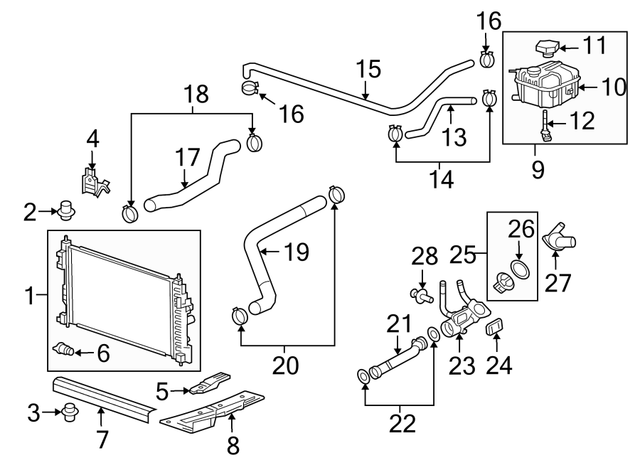 Chevrolet Silverado 2500 HD Classic Sensor. Temperature. Engine