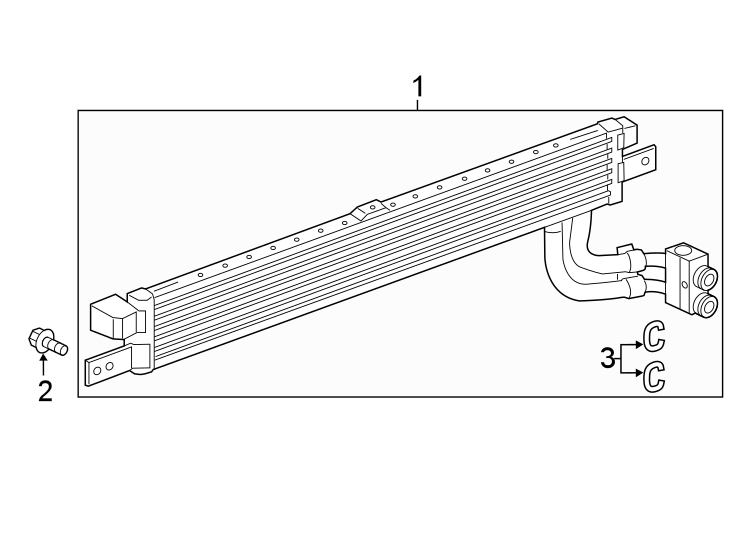 Buick Encore Intercooler. OUTPUT, Acceleration, HIGH - 95406939 | GM