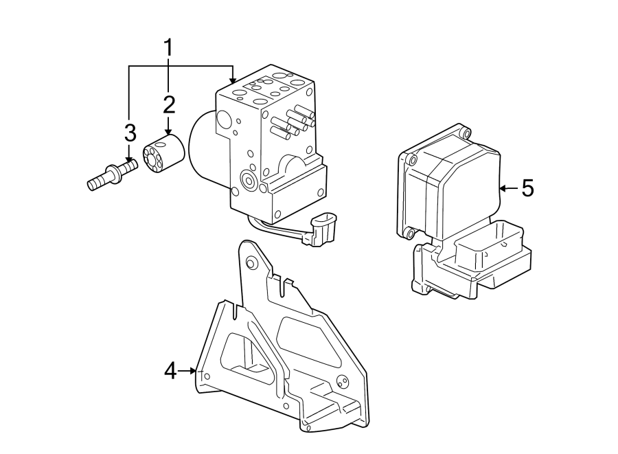 Buick Terraza Abs control module - 15873164 | GM Parts Wholesale Canada ...