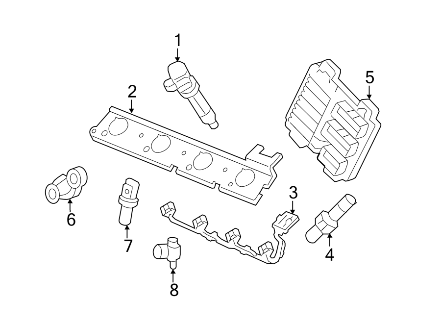 Cadillac DTS Engine Wiring Harness. 4.4 & 4.6 LITER. 4.6 LITER