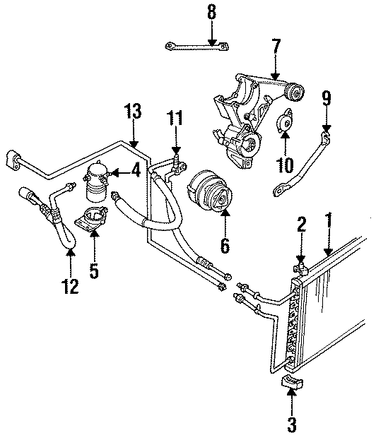 chevrolet Impala Accessory Drive Belt Tensioner Assembly - 12552509