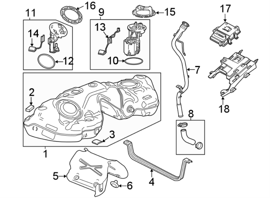 Cadillac Escalade ESV Fuel Pump Driver Module - 23382215 | GM Parts ...