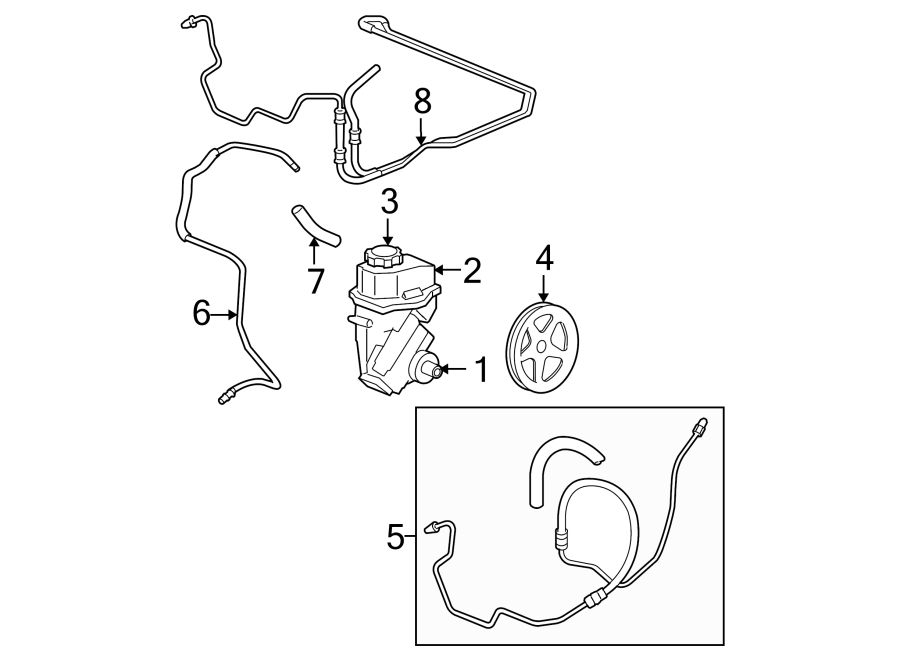 Chevrolet Impala Cooler. Steering. Power. (Upper) (Upper). 3.5 & 3.9