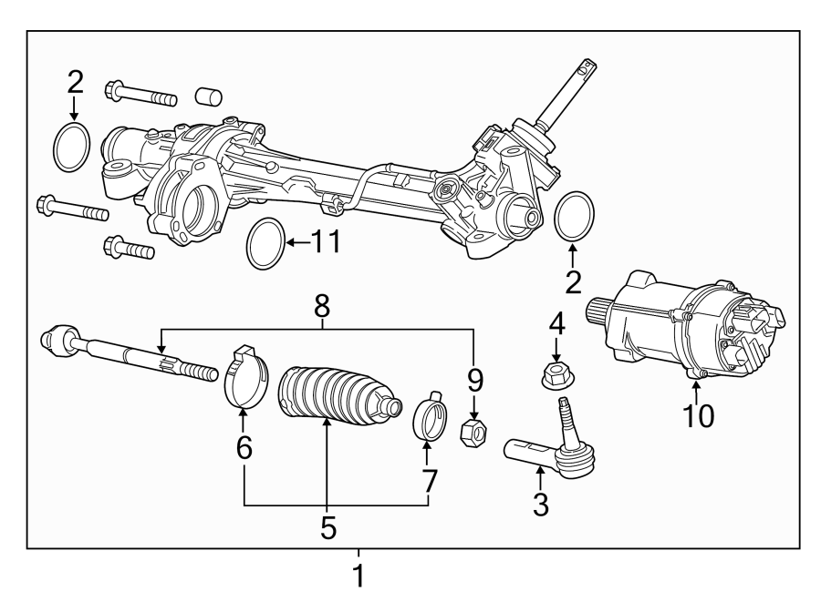 Chevrolet Camaro Steering Tie Rod End - 22776539 | GM Parts Wholesale ...