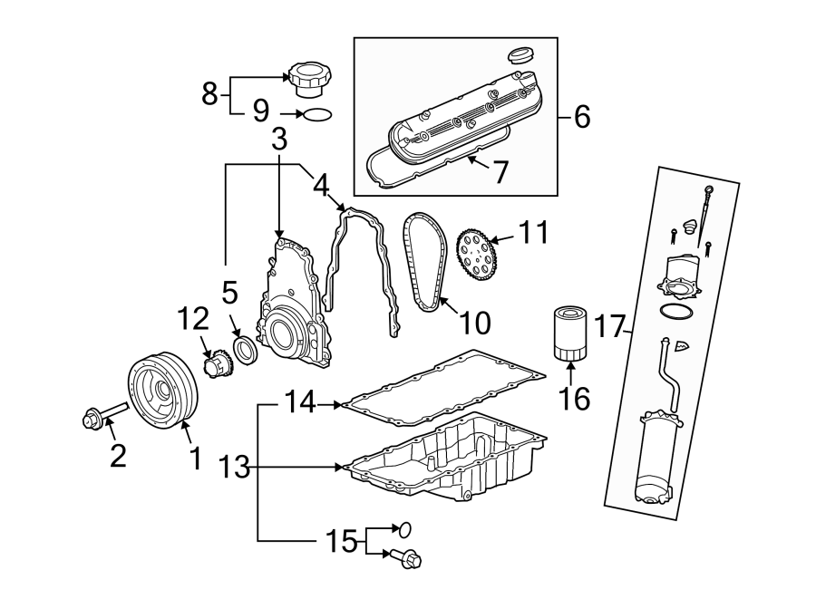 Chevrolet Corvette Crankshaft. Gear. Timing. Sprocket. Engine. CR/SHF