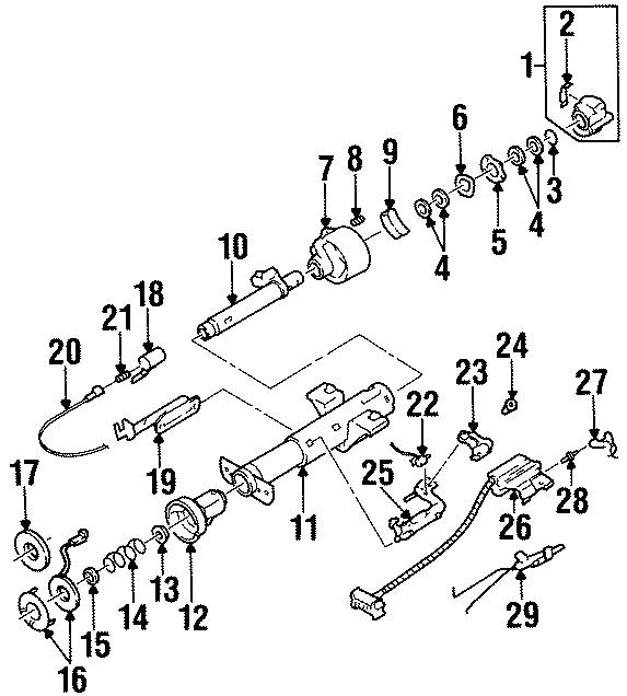 Chevrolet Monte Carlo Shift Interlock Solenoid - 26042494 | GM Parts ...