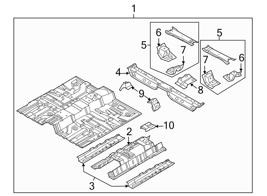 Aveo Car Front End Parts Diagram