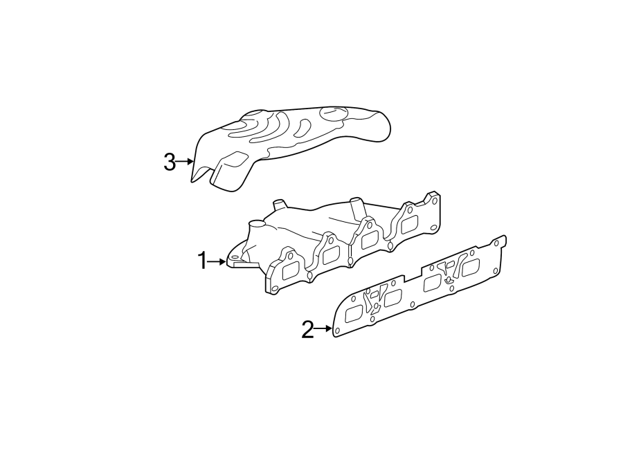 Chevrolet Malibu Exhaust Manifold - 12643496 | GM Parts Wholesale