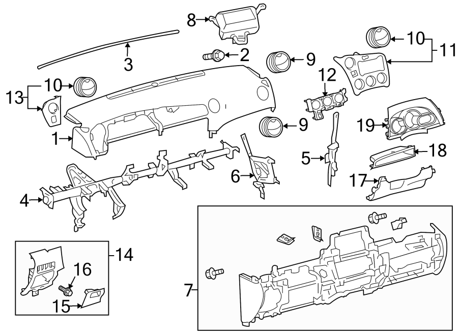 Pontiac vibe электросхема