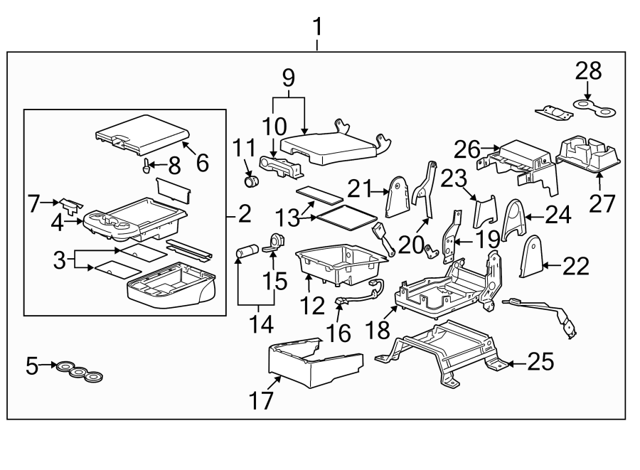 GMC Yukon XL 1500 Power Seat Wiring Harness - 15914551 | GM Parts