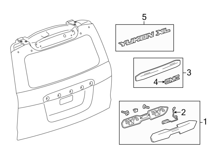 GMC Yukon XL Applique - 15825689 | GM Parts Wholesale Canada, Calgary AB