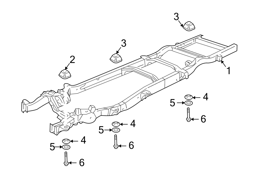 Gmc Savana 2500 Frame ASSEMBLY. Frame rail - 84307924 | GM Parts ...