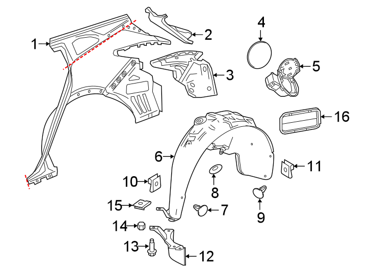 Chevrolet Blazer Nut. Cover. Bracket. Bumper. Retainer. (Upper, Lower ...