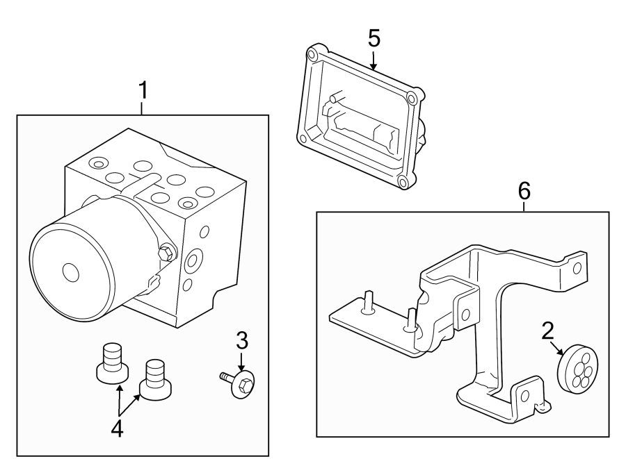 Chevrolet Silverado 2500 HD Abs control module - 25802685 | GM Parts