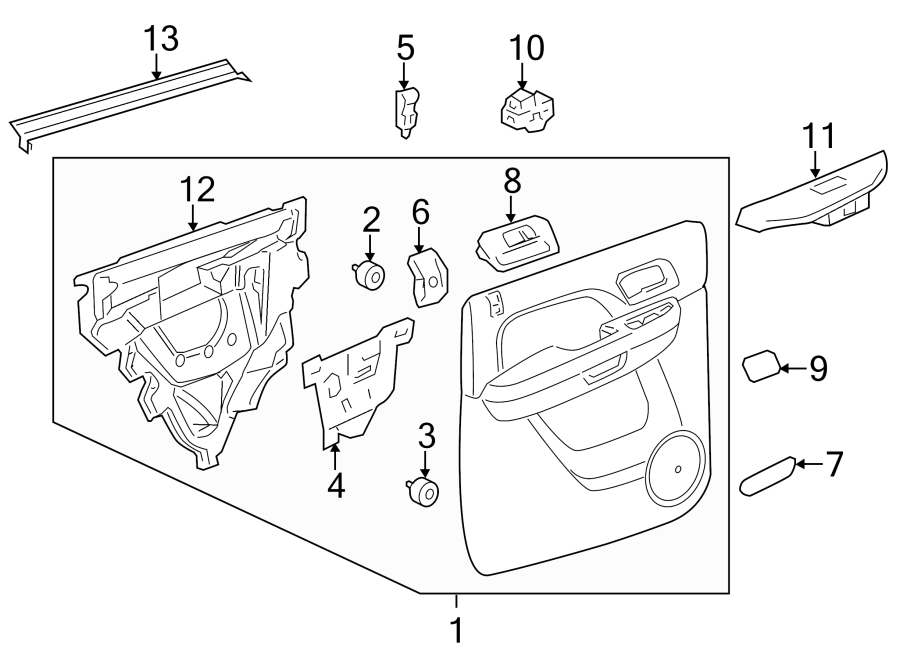 GMC Sierra 2500 HD F-handle - 22855637 | GM Parts Wholesale Canada