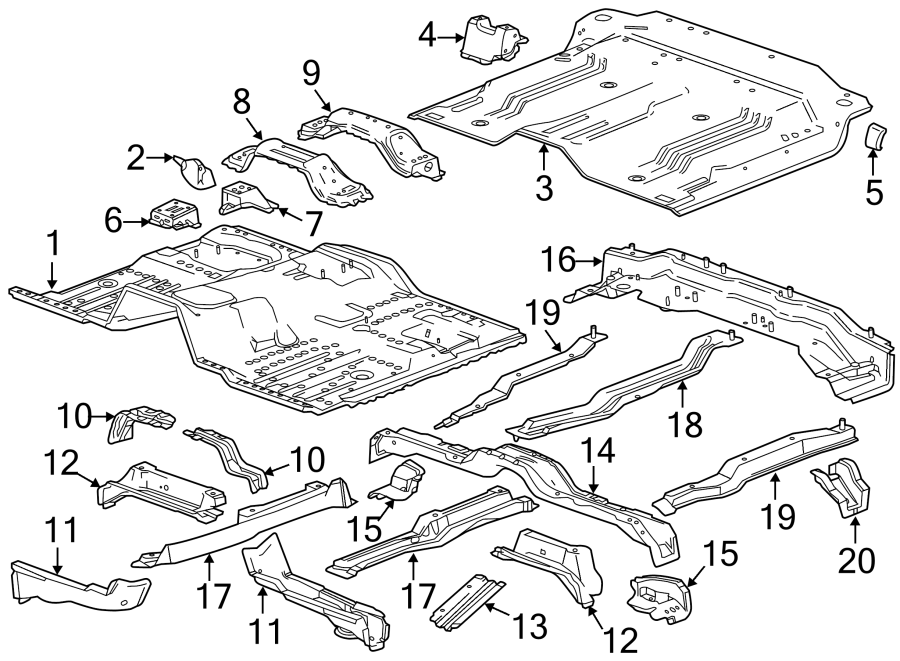 2001 Chevy Silverado 1500 Parts Diagram