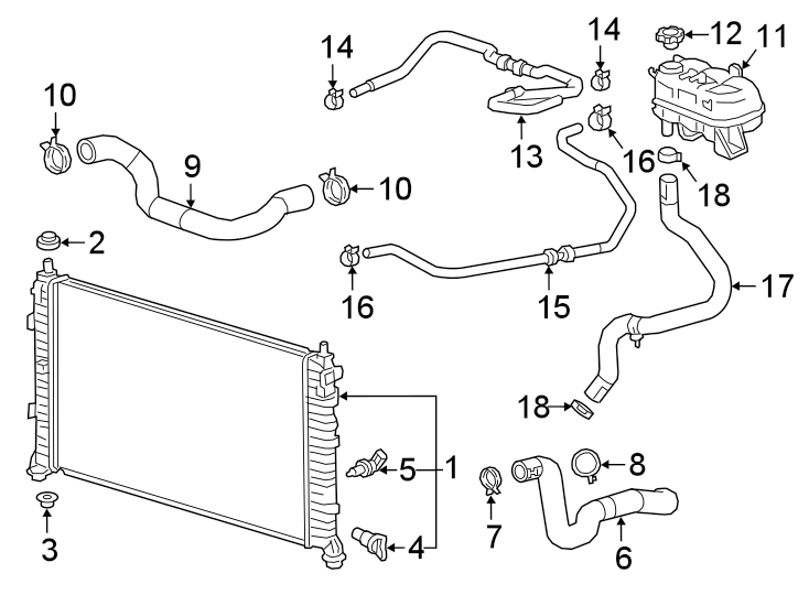 Chevrolet Silverado 1500 Hose. 2.7 LITER TURBO. Silverado, Sierra