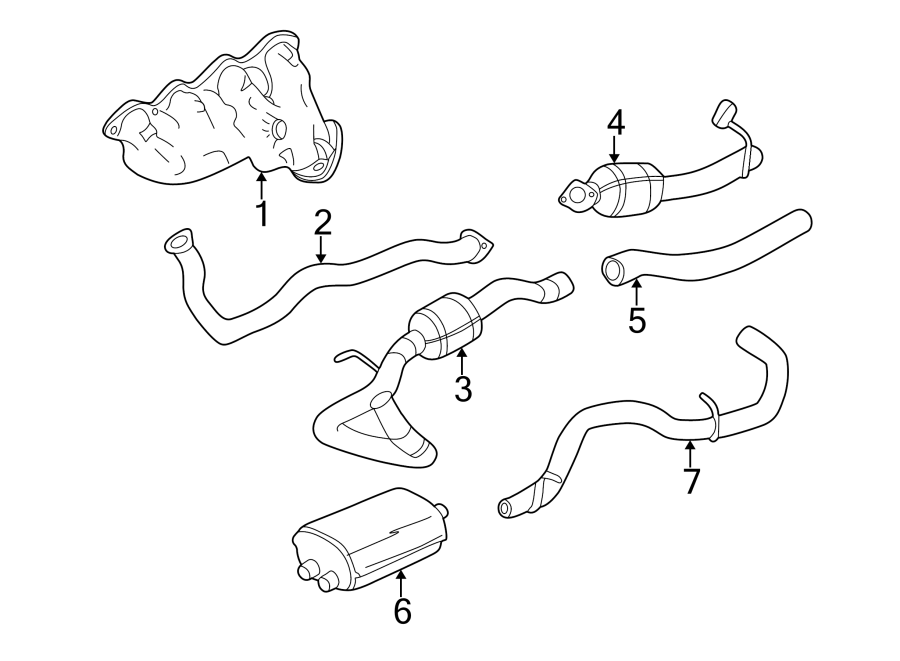 GMC Sierra 1500 Pipe. CONVERTER - 88983235 | GM Parts Wholesale Canada