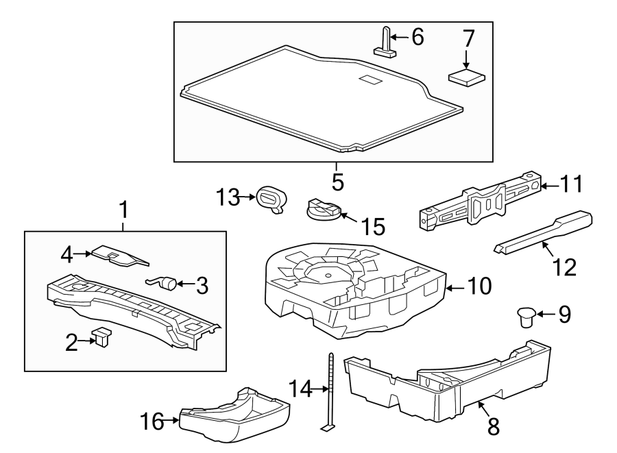 Chevrolet Trax Tie Down Hook. Rear, FLOOR, BODY - 95271870 | GM Parts ...