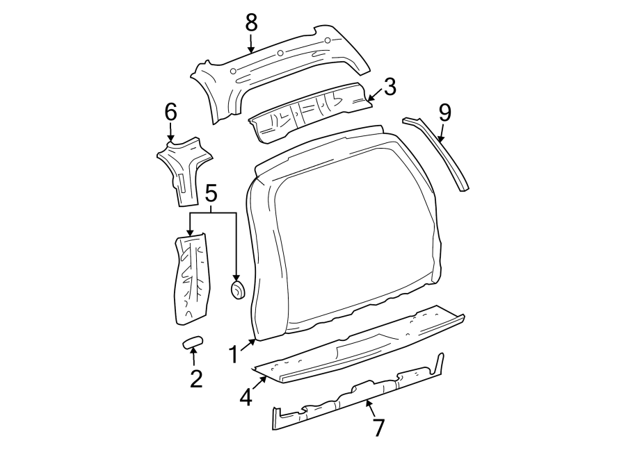 Chevrolet trailblazer parts