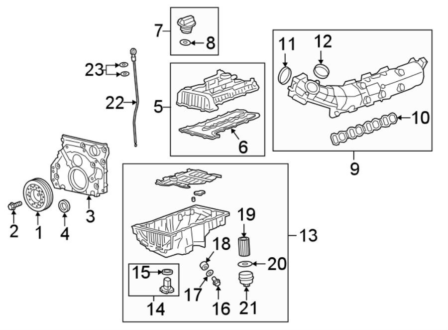 Chevrolet Equinox Engine Valve Cover Gasket. 1.6 LITER ...